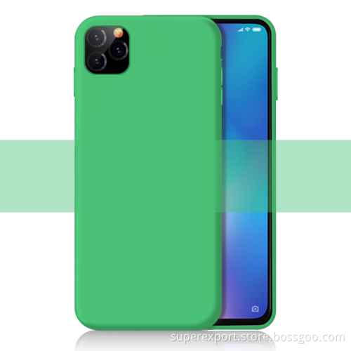 Custom Soft Tpu Cellphone Mobile Cover Bulk Liquid Silicone Phone Case For Iphone 11 X 8 7 6 Plus